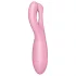 Satisfyer Threesome 4 - Vibrator clitoridian controlat prin aplicație (roz)