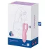 Satisfyer Threesome 4 - Vibrator clitoridian controlat prin aplicație (roz)