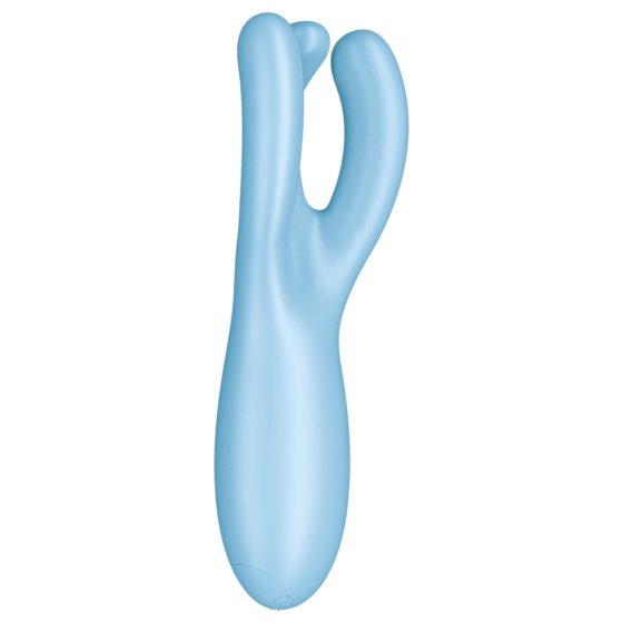 Satisfyer Threesome 4 - vibrator inteligent pentru clitoris (albastru)