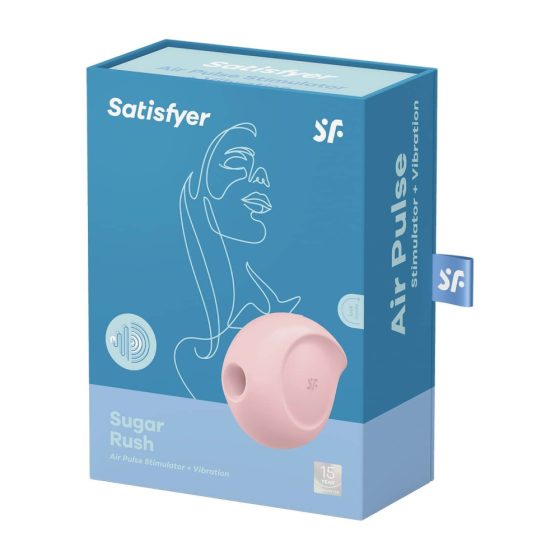 Satisfyer Sugar Rush - vibrator clitoridian cu baterie, cu tehnologie de valuri de aer (roz)