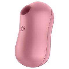   Satisfyer Cotton Candy - vibrator clitoridian cu unde de aer - coral