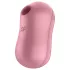 Satisfyer Cotton Candy - vibrator clitoridian cu unde de aer (coral)
