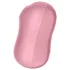 Satisfyer Cotton Candy - vibrator clitoridian cu unde de aer (coral)