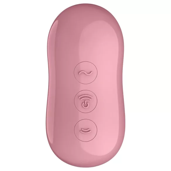 Satisfyer Cotton Candy - vibrator clitoridian cu unde de aer (coral)