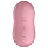 Satisfyer Cotton Candy - vibrator clitoridian cu unde de aer (coral)