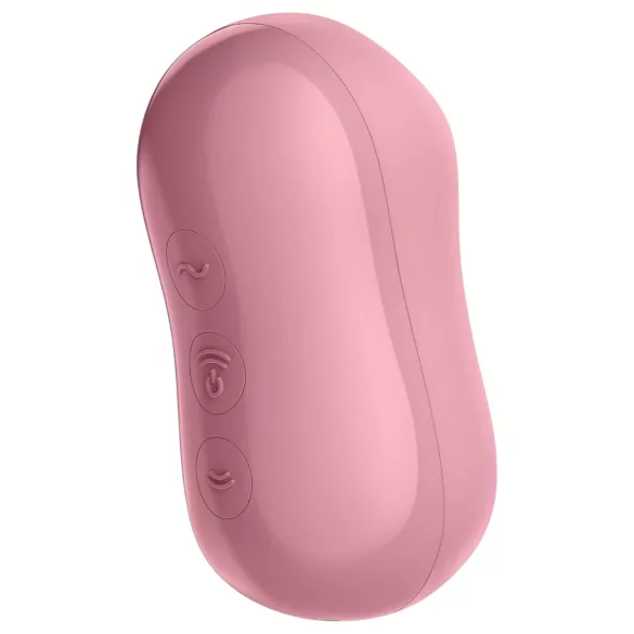 Satisfyer Cotton Candy - vibrator clitoridian cu unde de aer (coral)
