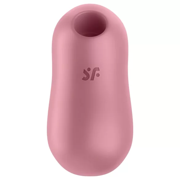 Satisfyer Cotton Candy - vibrator clitoridian cu unde de aer (coral)