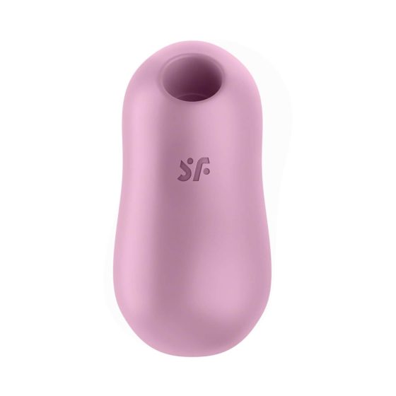 Satisfyer Cotton Candy - vibrator clitoridian cu unde de aer și baterie (mov)