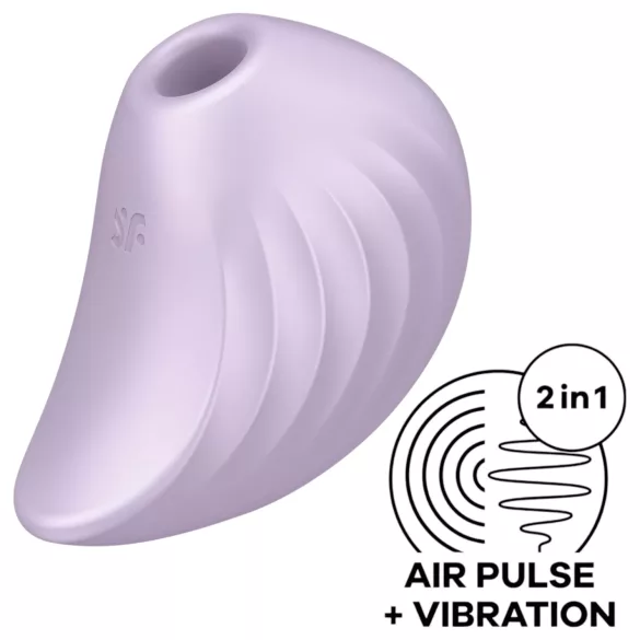 Satisfyer Pearl Diver - vibrator clitoridian cu unde de aer - mov