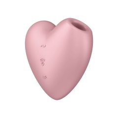   Satisfyer Cutie Heart - vibrator clitoridian cu baterie și tehnologia undelor de aer (roz)