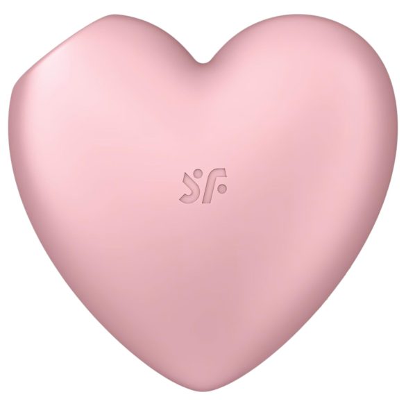 Satisfyer Cutie Heart - vibrator clitoridian cu pulsații aer - reîncărcabil