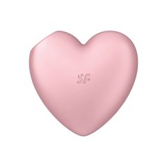   Satisfyer Cutie Heart - vibrator clitoridian cu baterie și tehnologia undelor de aer (roz)