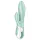 Satisfyer Air Pump Bunny 5 - vibrator pompat controlat prin aplicație (mentă)