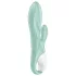 Satisfyer Air Pump Bunny 5 - vibrator pompat controlat prin aplicație (mentă)