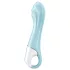 Vibrator cu pompă de aer Satisfyer 5 - controlat prin aplicație (albastru)