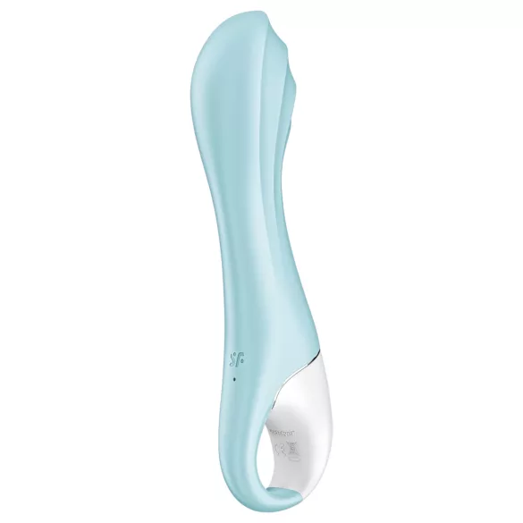 Vibrator cu pompă de aer Satisfyer 5 - controlat prin aplicație (albastru)