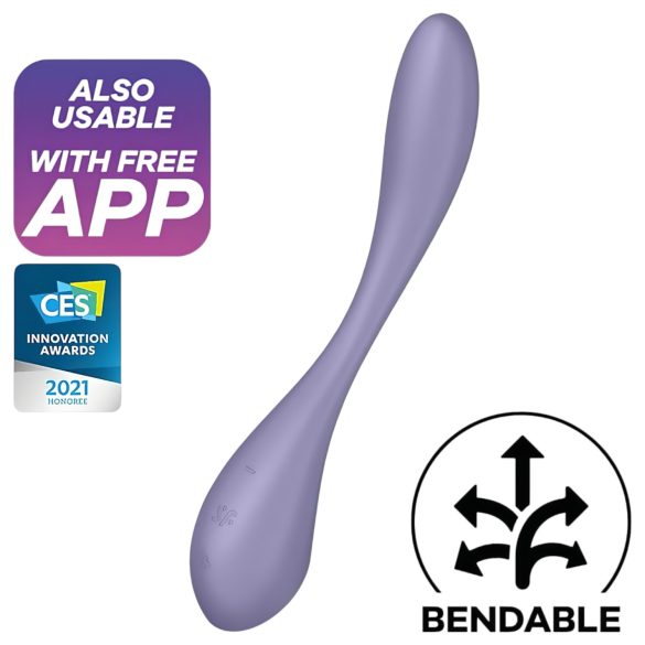 Satisfyer - Vibrator pentru punctul G flexibil - control inteligent - mov