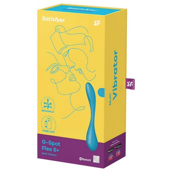 Satisfyer - Vibrator pentru punctul G flexibil - inteligent - verde