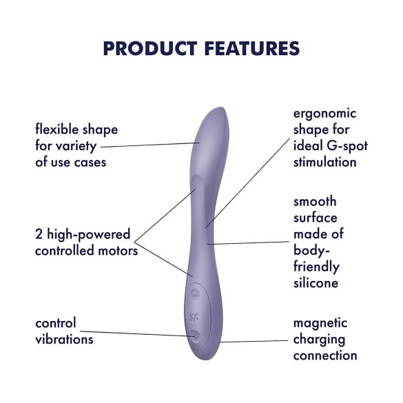 Satisfyer G-spot Flex 2 - vibrator pentru punctul G