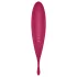 Satisfyer Twirling Pro - vibrator 2în1 pentru clitoris - inteligent, roșu