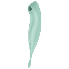   Satisfyer Twirling Pro - vibrator clitoridian 2în1 inteligent - mentă