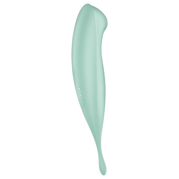Satisfyer Twirling Pro - vibrator clitoridian 2în1 inteligent - mentă