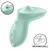 Satisfyer Exciterrr - vibrator clitoridian cu bile rotative - verde