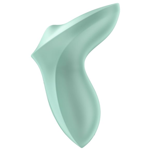 Satisfyer Exciterrr - vibrator clitoridian cu bile rotative - verde