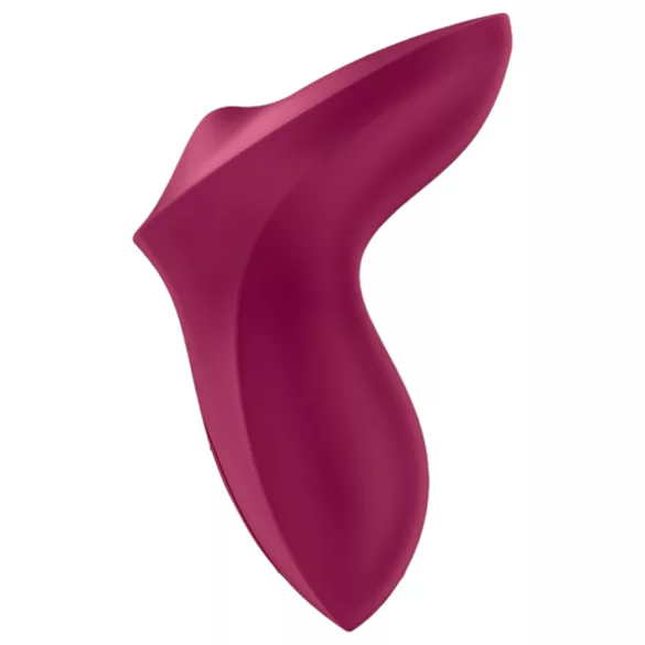 Satisfyer Exciterrr - vibrator clitoridian cu bile rotative - roșu