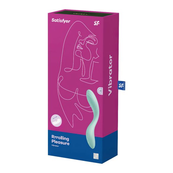 Satisfyer Rrrolling - vibrator pentru punctul G cu bile mobile - mentă