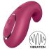 Satisfyer Dipping Delight - vibrator clitoridian reîncărcabil (roșu)