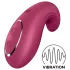 Satisfyer - Vibrator clitoridian reîncărcabil - stimulare intensă - roșu