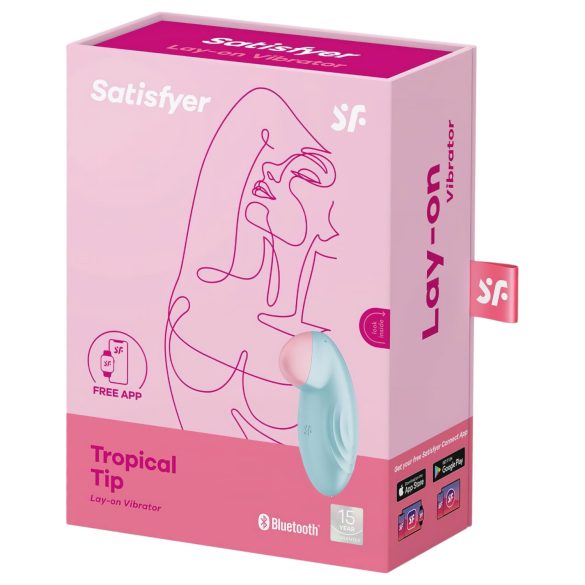 Satisfyer - Vibrator clitoridian inteligent - albastru