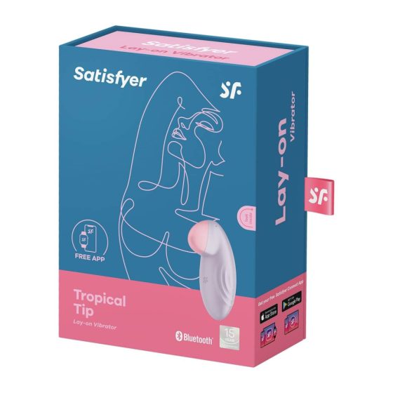 Satisfyer Tropical Tip - vibrator inteligent pentru clitoris (violet)