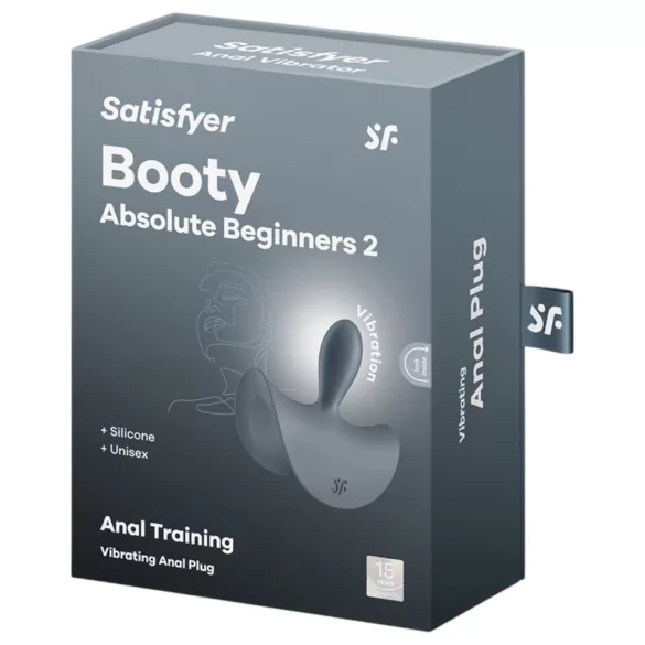 Satisfyer - Vibrator anal pentru începători - silicon - gri