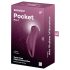 Satisfyer Pocket Pro 1 - stimulator clitoridian cu unde, reîncărcabil (mov)