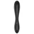 Satisfyer Dazzling Crystal 1 - dildo dublu capăt - sticlă - negru