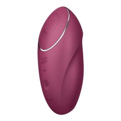   Satisfyer Tap & Climax 1 - Vibrator și stimulator de clitoris 2 în 1 (roșu)