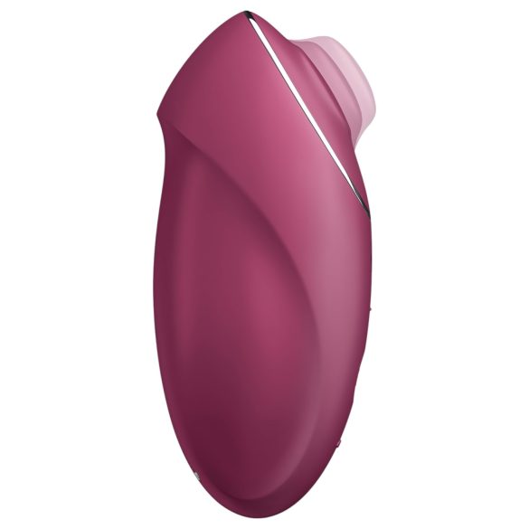 Satisfyer Tap & Climax 1 - vibrator și stimulator clitoris 2în1 - roșu