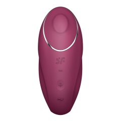   Satisfyer Tap & Climax 1 - Vibrator și stimulator de clitoris 2 în 1 (roșu)