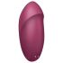 Satisfyer Tap & Climax 1 - vibrator și stimulator clitoris 2în1 - roșu