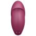 Satisfyer Tap & Climax 1 - vibrator și stimulator clitoris 2în1 - roșu
