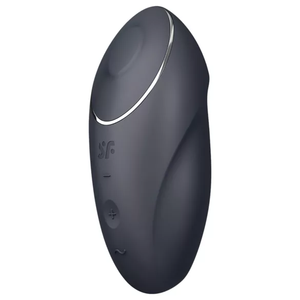 Satisfyer Tap & Climax 1 - vibratoare 2în1 clitoris - negru