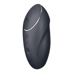   Satisfyer Tap & Climax 1 - Vibrator 2in1 și stimulator de clitoris (negru)