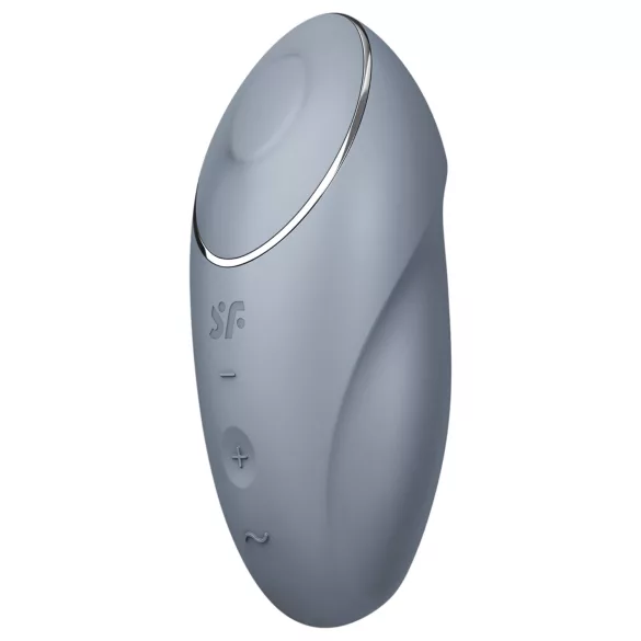 Satisfyer Tap & Climax 1 - vibrator clitoral 2în1 - gri