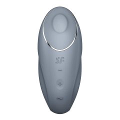   Satisfyer Tap & Climax 1 - Vibrator și stimulator de clitoris 2în1 (gri)