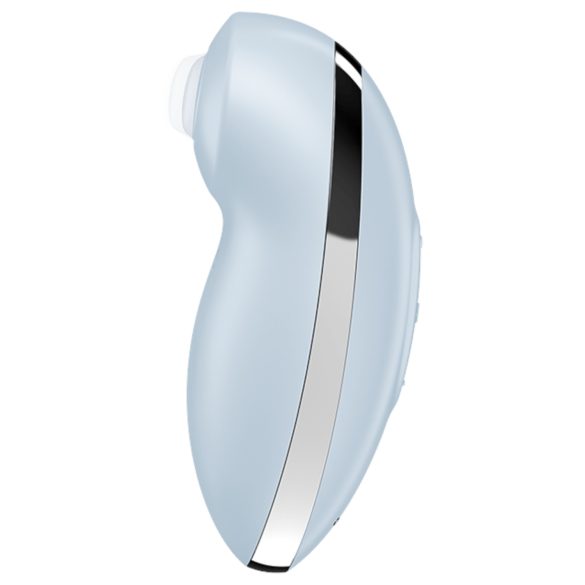 Satisfyer Tap & Climax 2 - vibrator și stimulator clitoris 2în1 - albastru