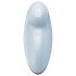 Satisfyer Tap & Climax 2 - Stimulator clitoris și vibrator 2în1 (albastru)