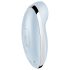 Satisfyer Tap & Climax 2 - Stimulator clitoris și vibrator 2în1 (albastru)