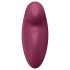 Satisfyer Tap & Climax 2 - 2în1 stimulent clitoridian și vibrator (roșu)
